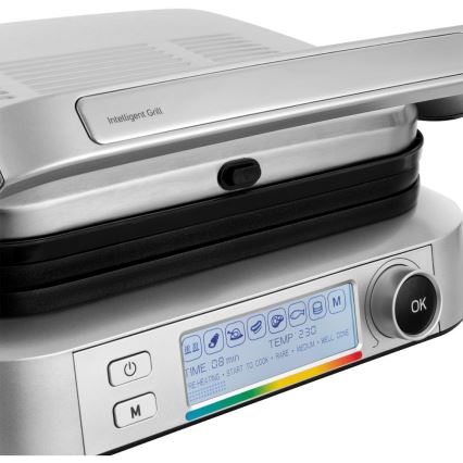 Sencor - Kontaktigrilli 2100W/230V mattakromi