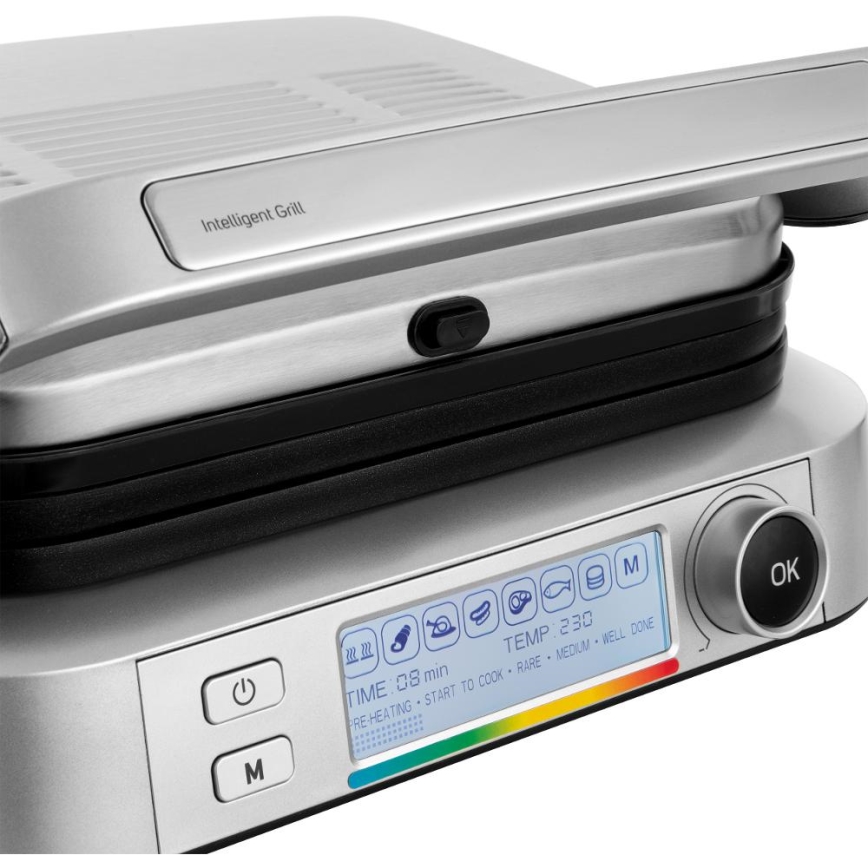 Sencor - Kontaktigrilli 2100W/230V mattakromi