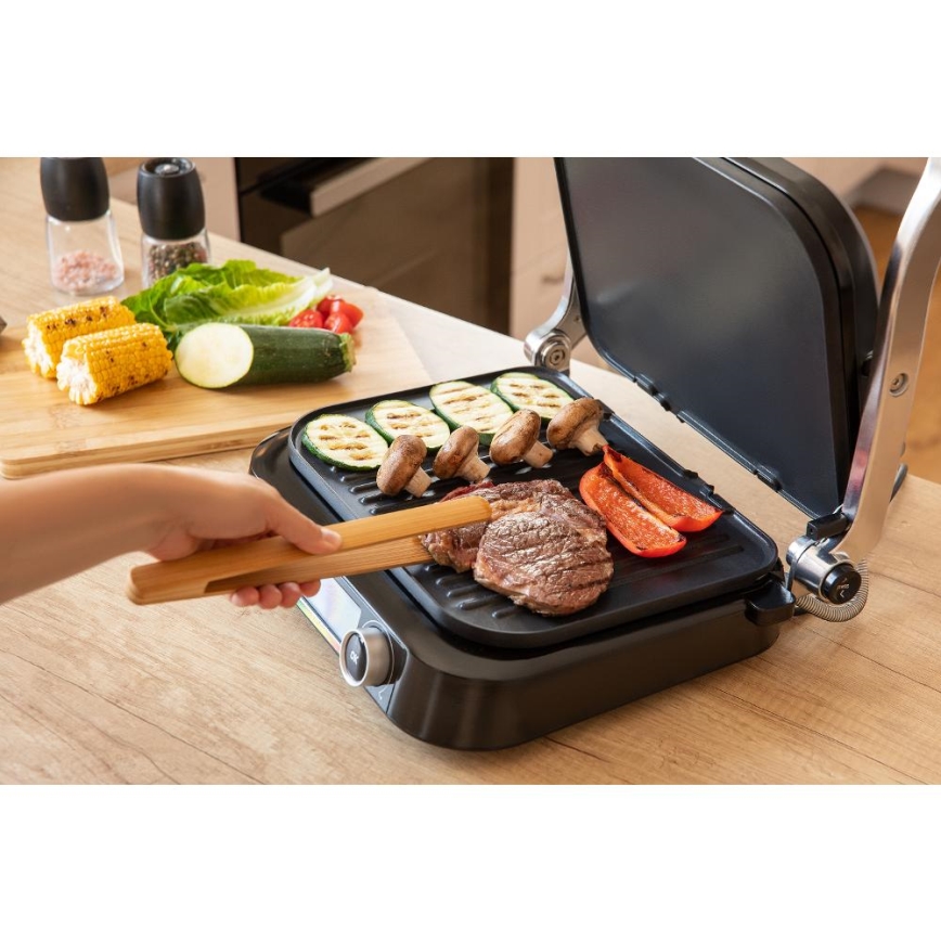 Sencor - Kontaktigrilli 2100W/230V musta