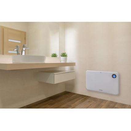 Sencor - Konvektiolämmitin LCD-näytöllä ja termostaatilla 750W/1500W/230V IP24