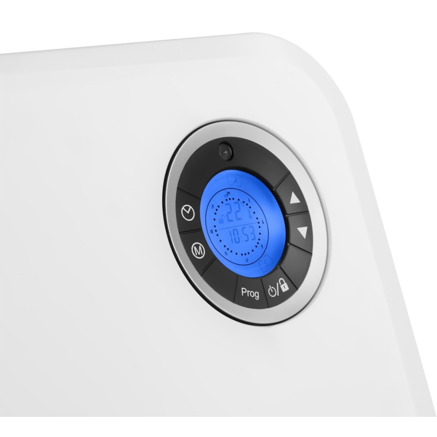 Sencor - Konvektiolämmitin LCD-näytöllä ja termostaatilla 750W/1500W/230V IP24