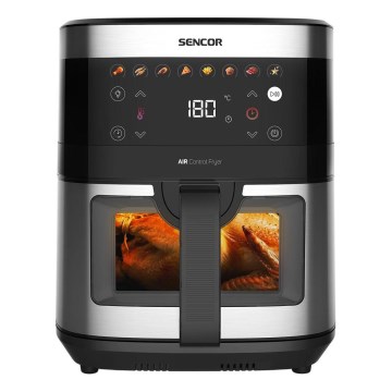 Sencor - Kuumailmafriteeraus 9 l 1700W/230V musta/matattu kromi
