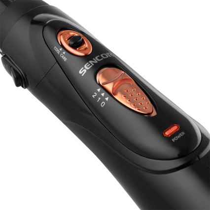 Sencor - Kuumailmakiharrin lisäosilla 1000W/230V