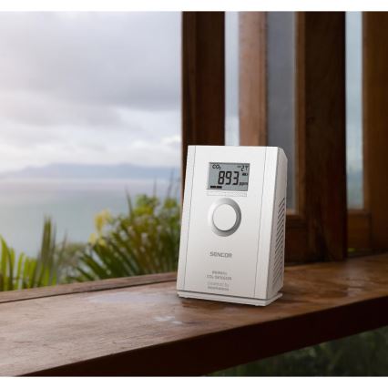 Sencor - Langaton CO2-anturi 5V/3xAA 2000 mAh