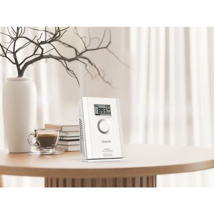 Sencor - Langaton CO2-anturi 5V/3xAA 2000 mAh