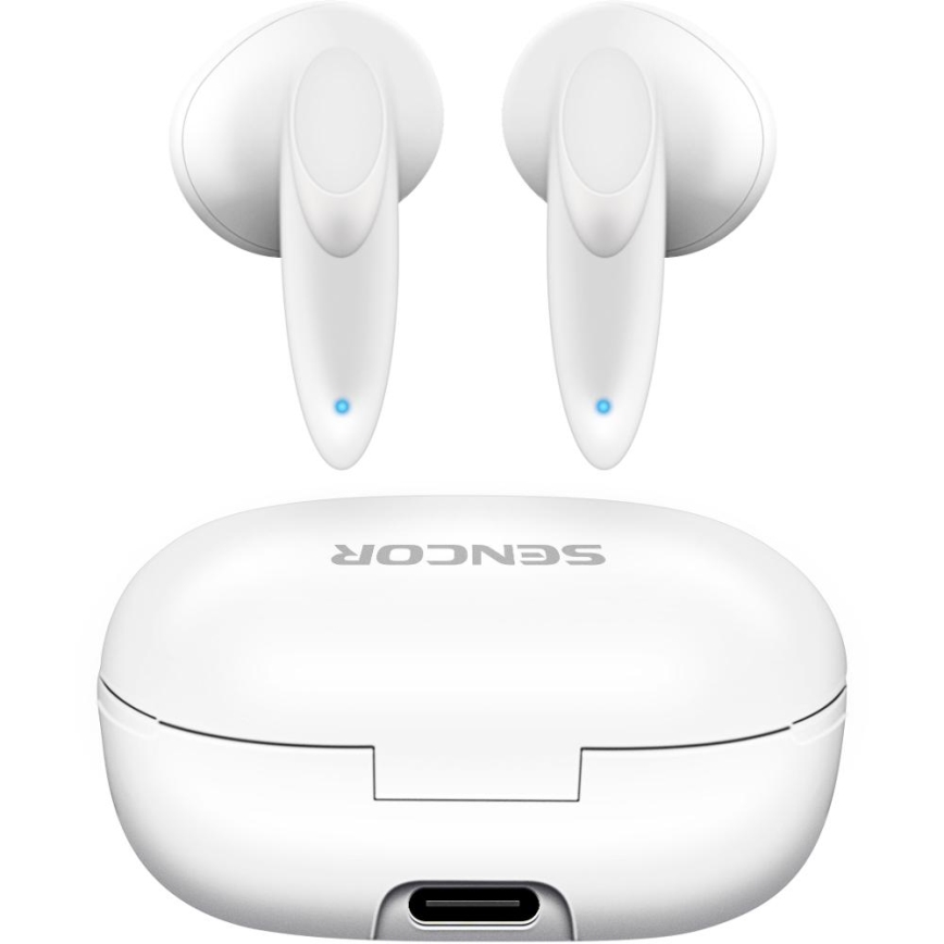 Sencor - Langaton earphones IPX4 valkoinen