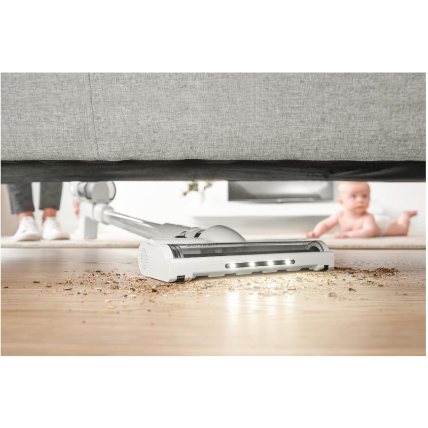 Sencor - Langaton pölynimuri 2in1 250W/2200 mAh valkoinen