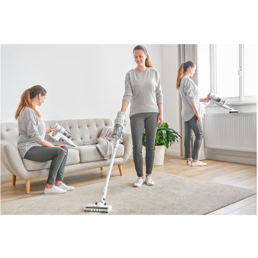 Sencor - Langaton pölynimuri 2in1 250W/2200 mAh valkoinen