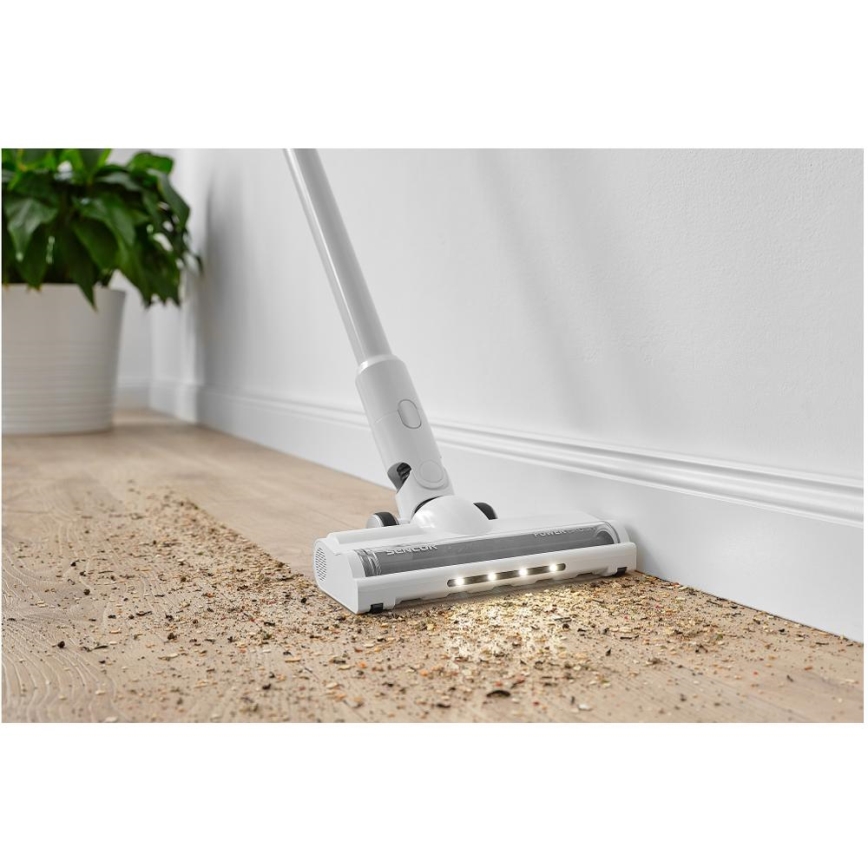 Sencor - Langaton pölynimuri 2in1 250W/2200 mAh valkoinen