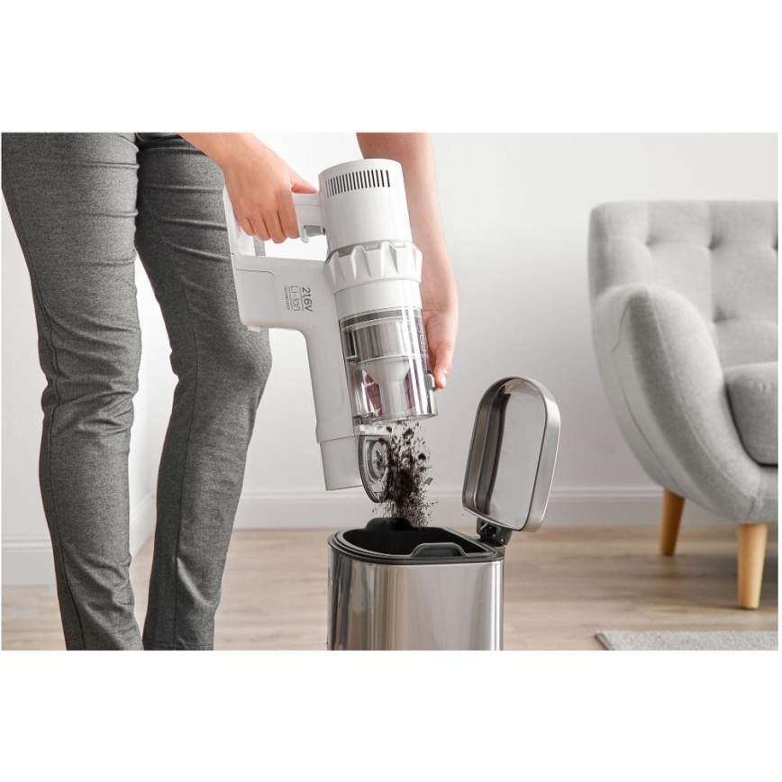 Sencor - Langaton pölynimuri 2in1 250W/2200 mAh valkoinen