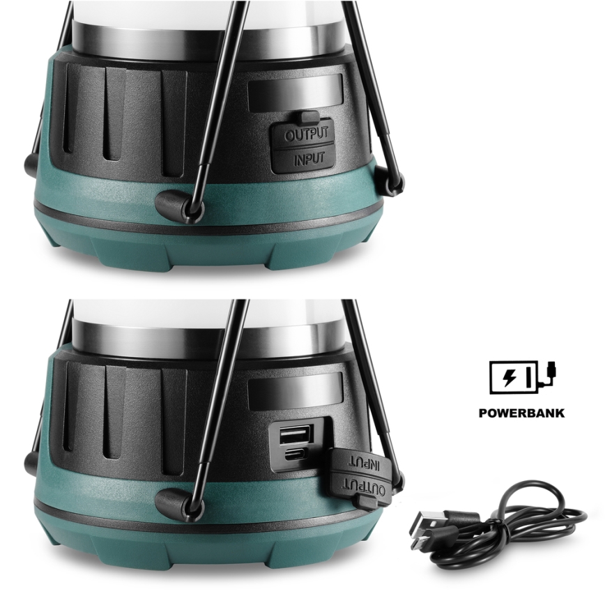 Sencor - LED Himmennettävä monitoimilamppu virtapankilla LED/10W/4400 mAh IPX2