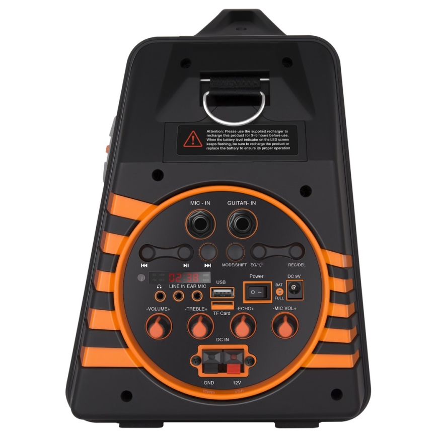 Sencor - LED Lasten langaton kaiutin mikrofonilla 30W 1800 mAh