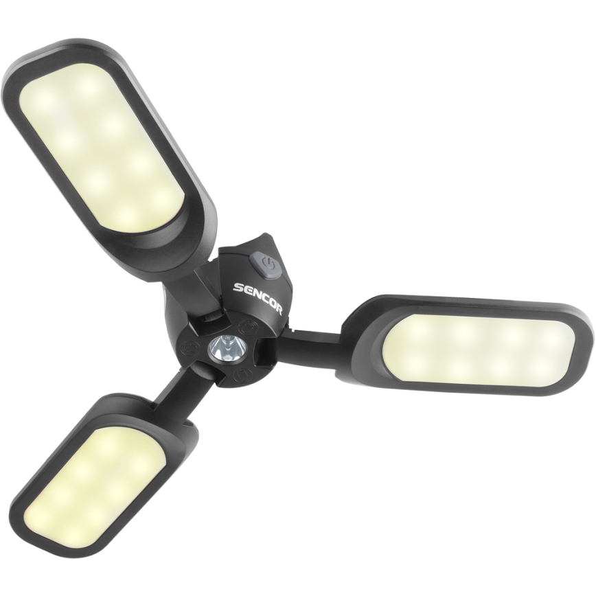 Sencor - ladattava retkilyhty aurinkopaneelilla LED/3W/1600 mAh IPX4