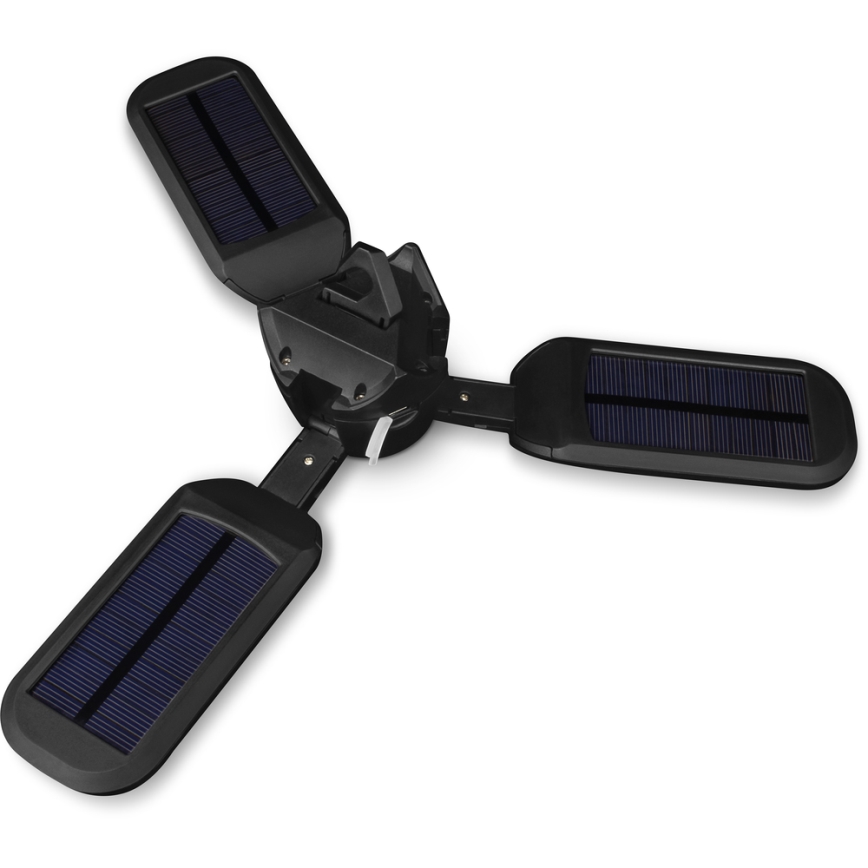 Sencor - LED-ladattava retkeilytaskulamppu aurinkopaneelilla LED/3W/1600 mAh IPX4