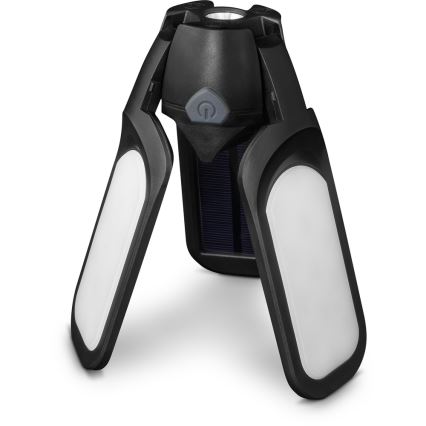 Sencor - LED-ladattava retkeilytaskulamppu aurinkopaneelilla LED/3W/1600 mAh IPX4