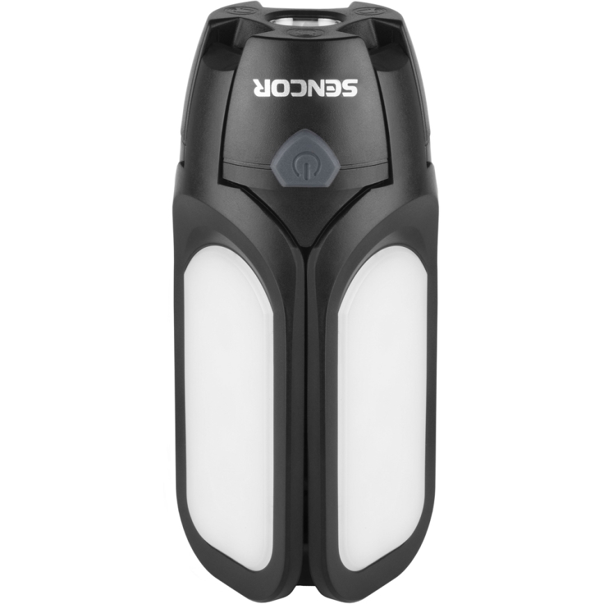 Sencor - LED-ladattava retkeilytaskulamppu aurinkopaneelilla LED/3W/1600 mAh IPX4
