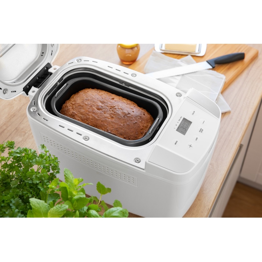 Sencor - Leipäkone kotiin LCD-näytöllä 800W/230V