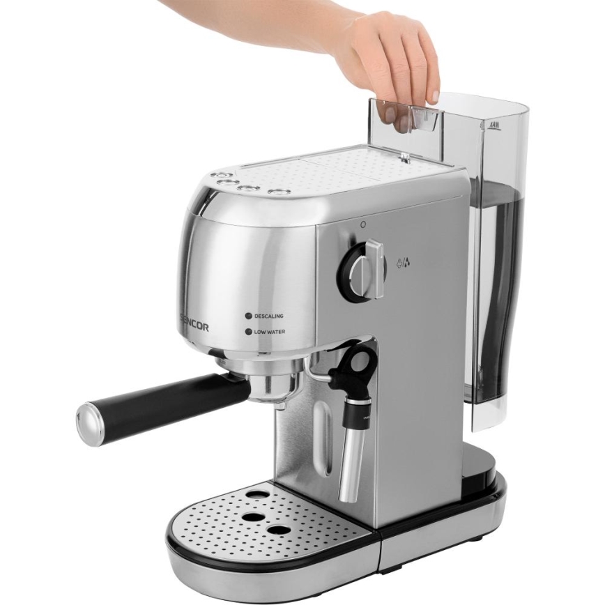 Sencor - Lever kahvinkeitin espresso 1400W/230V