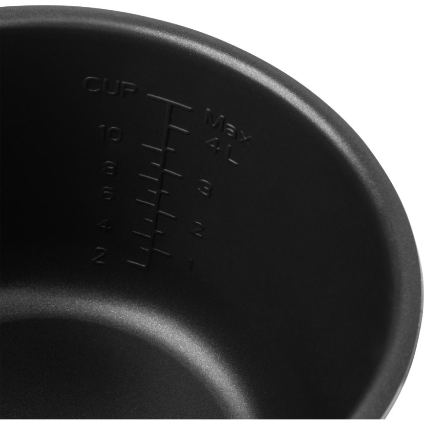 Sencor - Monitoiminen sähköinen painekattila 5,5 l 1000W/230V valkoinen/musta