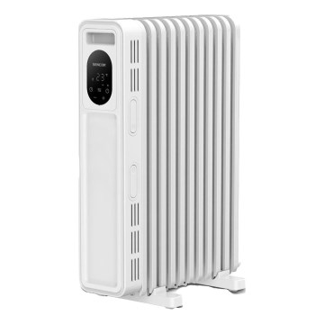 Sencor - öljytäytteinen patteri 11 lohkoa 1000/2300W/230V valkoinen + kaukosäädin