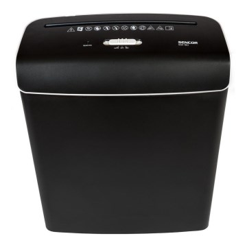 Sencor - Paperisilppuri A4, 7 l säiliö, 230V, musta