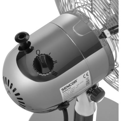 Sencor - Pöytätuuletin 30W/230V kiiltävä kromi