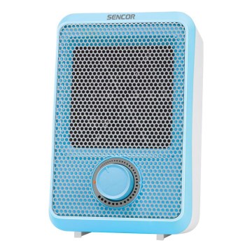 Sencor - Puhallinlämmitin 600W/230V sininen/valkoinen