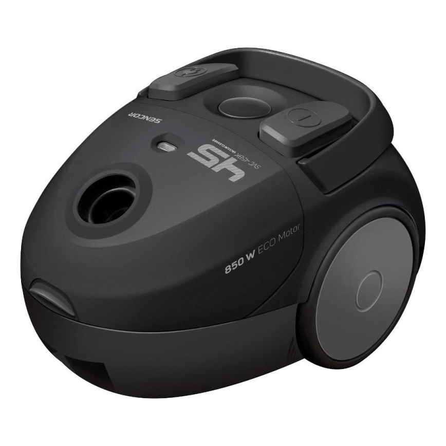 Sencor - Pussi-imuri 1,5 l 850W/230V musta