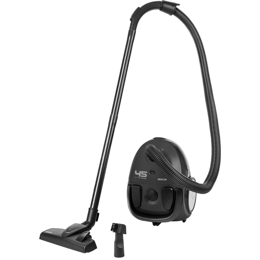 Sencor - Pussi-imuri 1,5 l 850W/230V musta