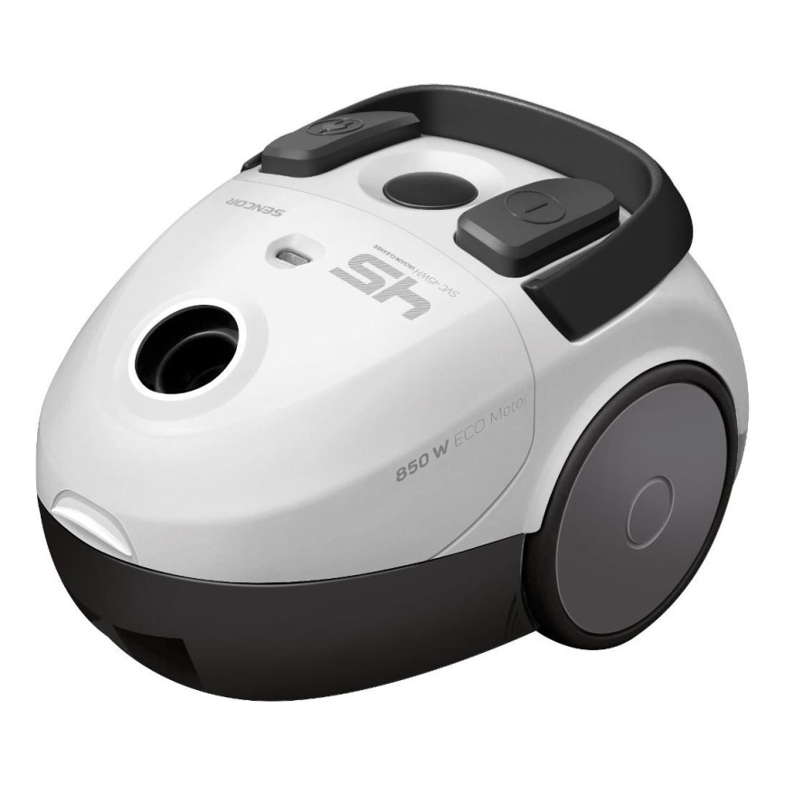 Sencor - Pussi-imuri 1,5 l 850W/230V valkoinen