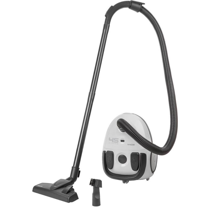 Sencor - Pussi-imuri 1,5 l 850W/230V valkoinen