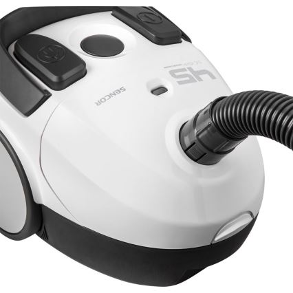 Sencor - Pussi-imuri 1,5 l 850W/230V valkoinen