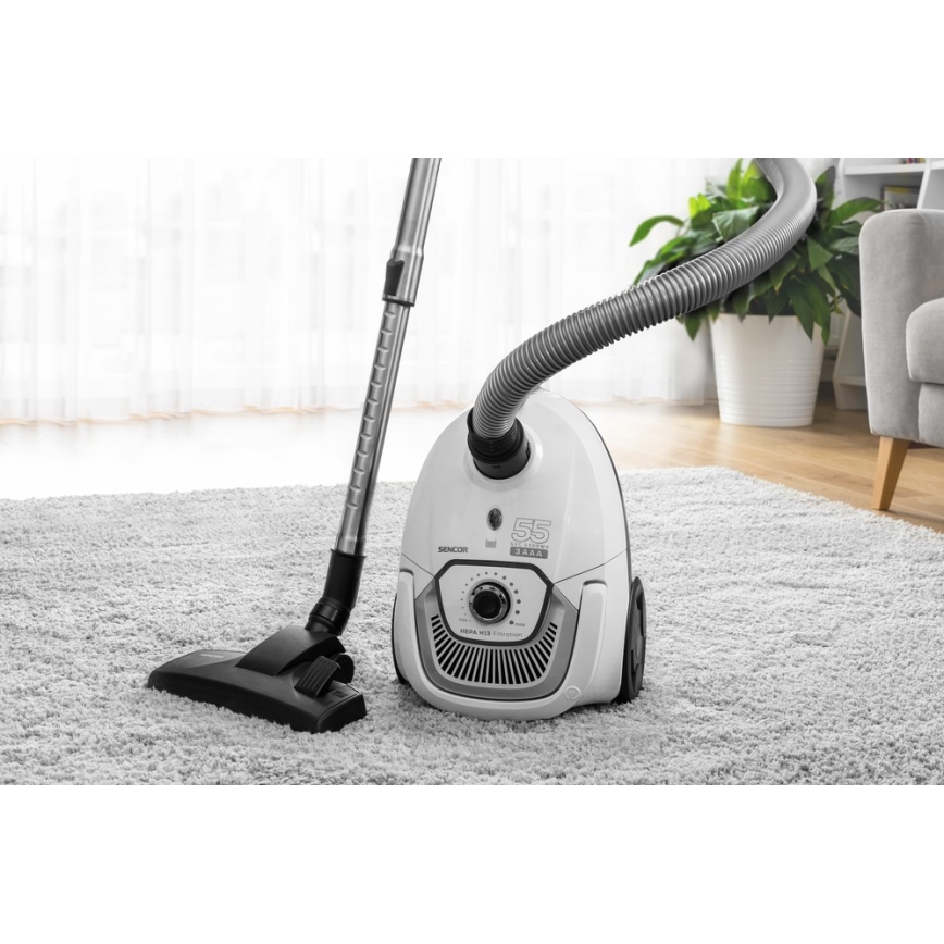 Sencor - Pussi-imuri 2 l 700W/230V valkoinen