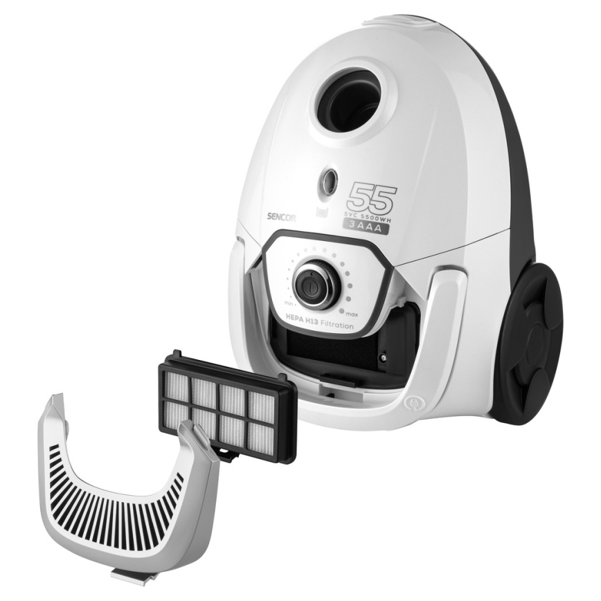 Sencor - Pussi-imuri 2 l 700W/230V valkoinen