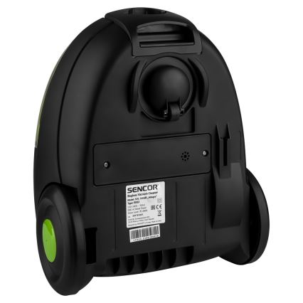 Sencor - Pussiton pölynimuri 1,5 l 890W/230V vihreä/musta