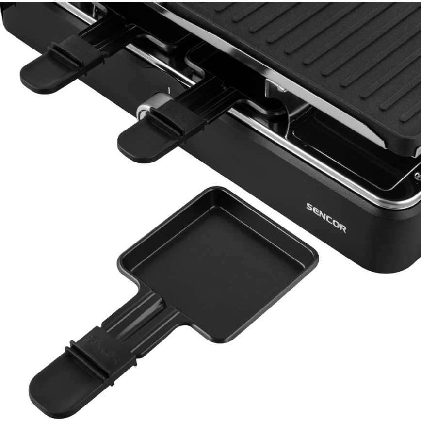 Sencor - Raclette grill lisävarusteiden kanssa 1400W/230V