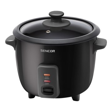 Sencor - Riisinkeitin 300W/230V 0,6l musta