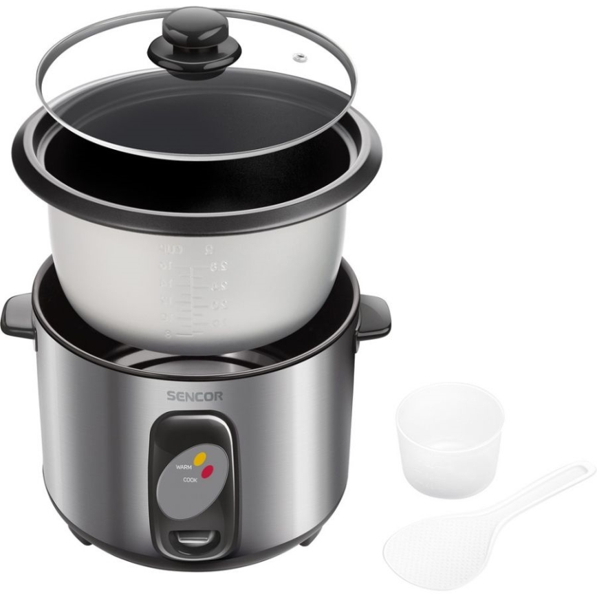 Sencor - Riisinkeitin 500W/230V 1,5l ruostumatonta terästä