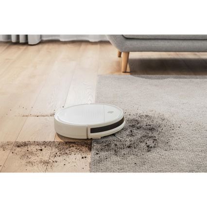 Sencor - Robotti-imuri mopilla 2in1 18W/1500 mAh valkoinen + kauko-ohjaus