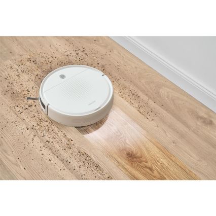 Sencor - Robotti-imuri mopilla 2in1 18W/1500 mAh valkoinen + kauko-ohjaus