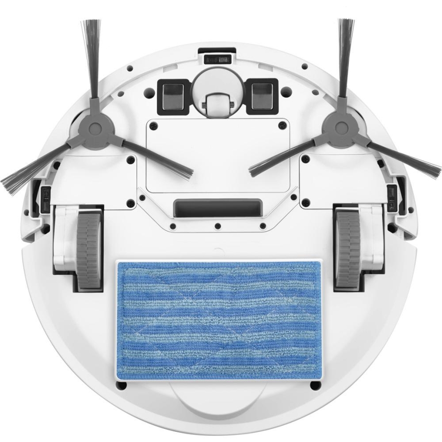 Sencor - Robotti-imuri mopilla 2in1 18W/1500 mAh valkoinen + kauko-ohjaus