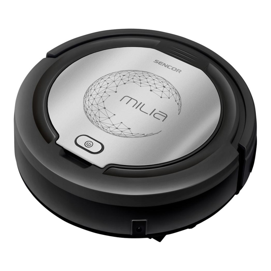 Sencor - Robottipölynimuri mopilla 2in1 15W/14,4V 1500 mAh musta
