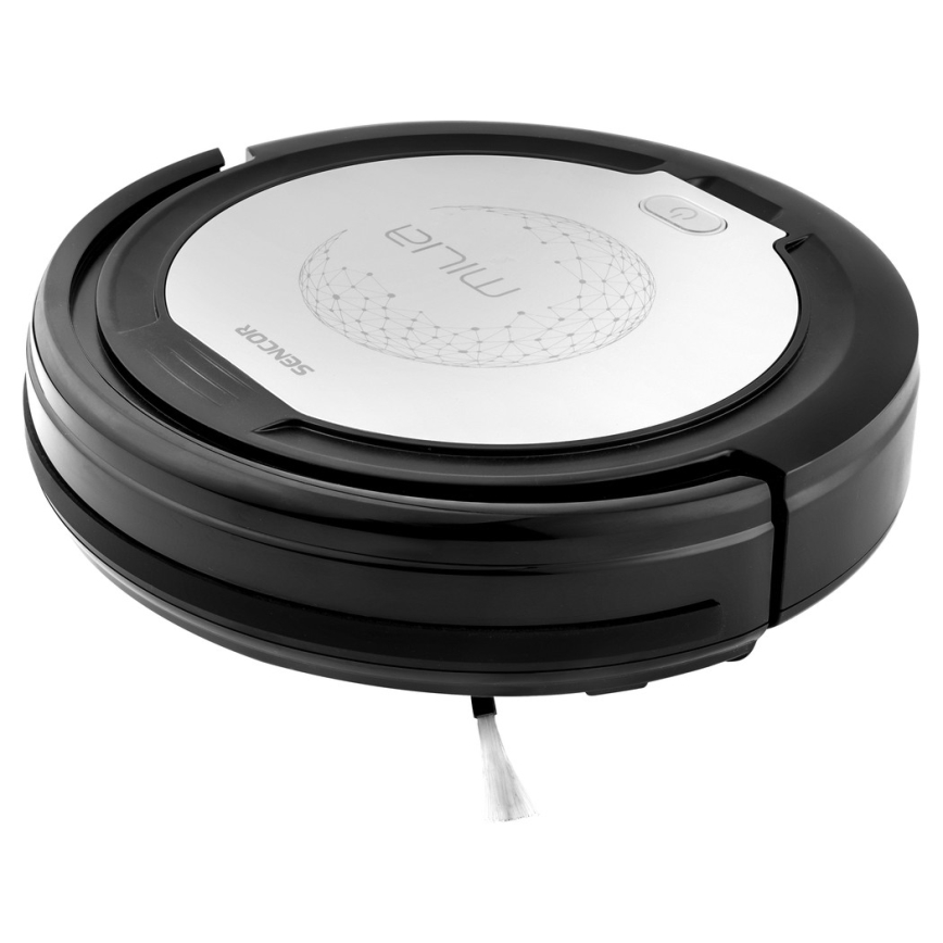 Sencor - Robottipölynimuri mopilla 2in1 15W/14,4V 1500 mAh musta