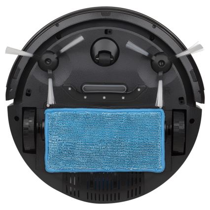 Sencor - Robottipölynimuri mopilla 2in1 15W/14,4V 1500 mAh musta