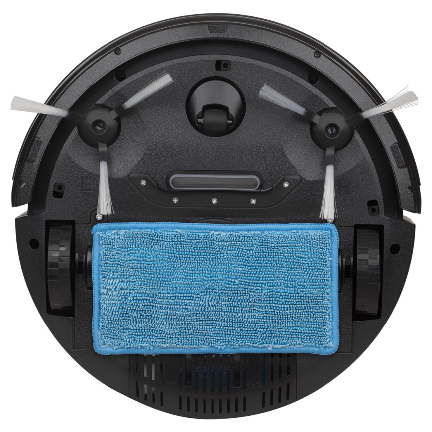 Sencor - Robottipölynimuri mopilla 2in1 15W/14,4V 1500 mAh musta