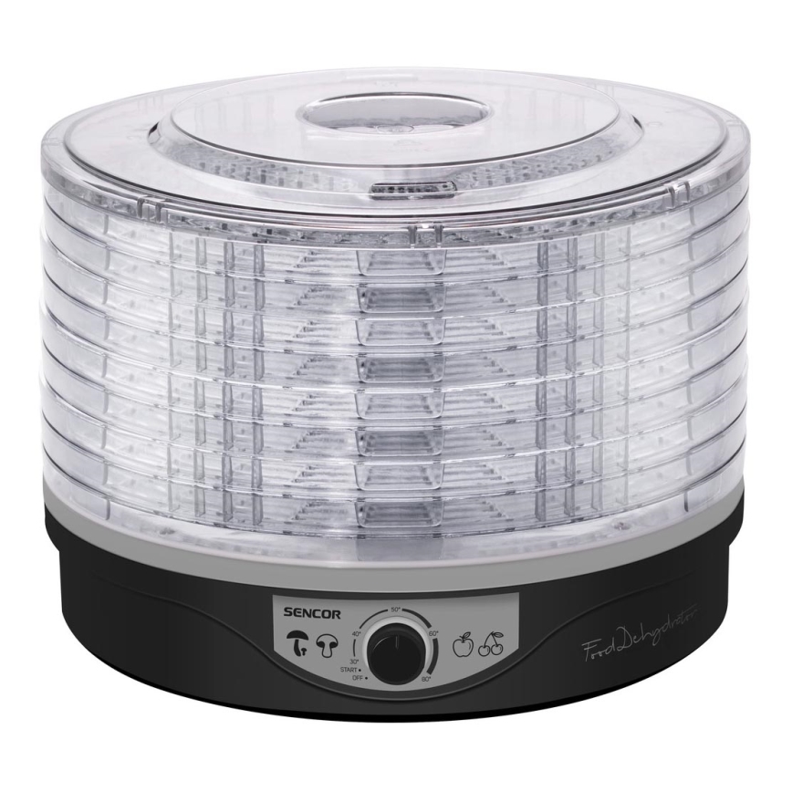 Sencor - Ruoankuivain lämpösäätimellä 250W/230V