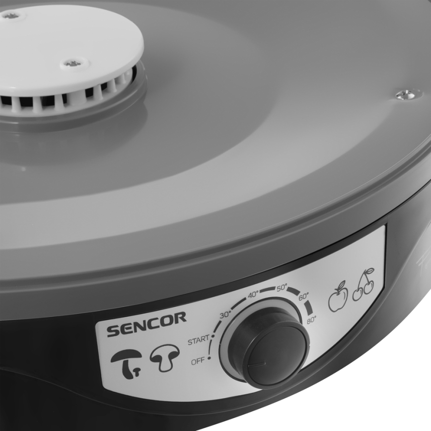Sencor - Ruoankuivain lämpösäätimellä 250W/230V