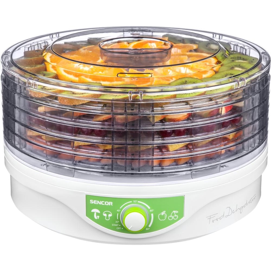 Sencor - Ruoankuivain lämpösäätimellä 250W/230V