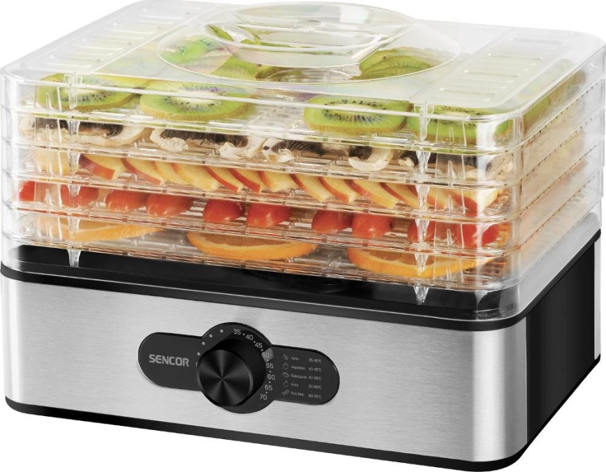 Sencor - Ruokakuivuri lämpötilansäädöllä 700W/230V