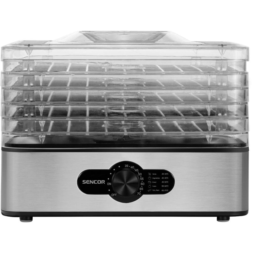 Sencor - Ruokakuivuri lämpötilansäädöllä 700W/230V